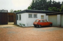 Halle und überdachter Hof, Sommer 1992